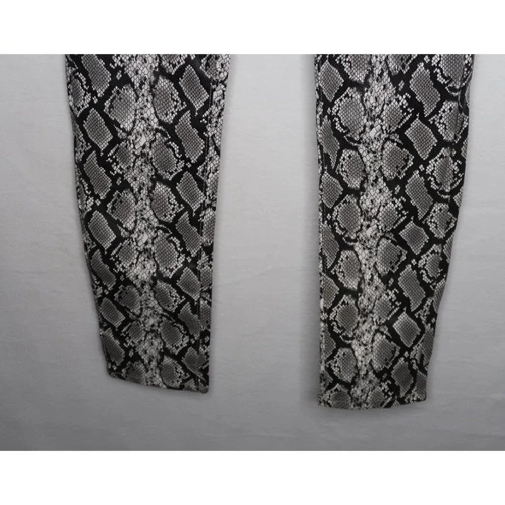 Kendall Kylie‎ Snake Print Faux Leather Pants Skyscraper Skinny 26 Clubwear NWT